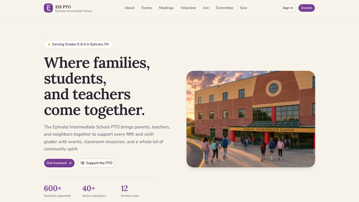 Ephrata Intermediate School PTO website